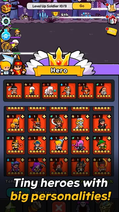 Rumble Legion: Pocket Heroes 스크린샷