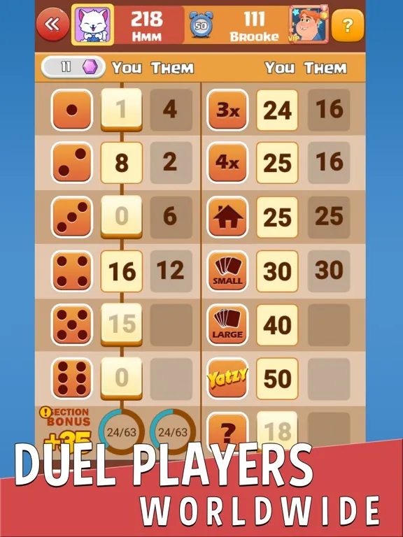 Скриншоты Yatzy-social dice game iPad 