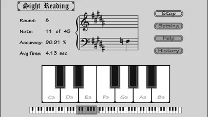 Piano Sight Reading - Lite Ekran Görüntüleri