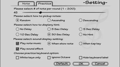 Piano Sight Reading - Lite Ekran Görüntüleri