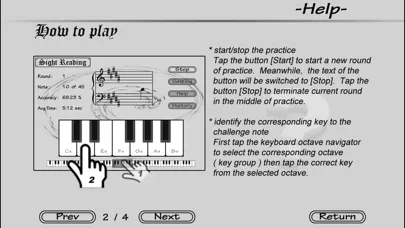 Piano Sight Reading - Lite Ekran Görüntüleri