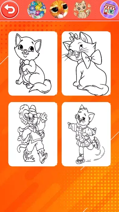 Coloring Super Cat Cute スクリーンショット