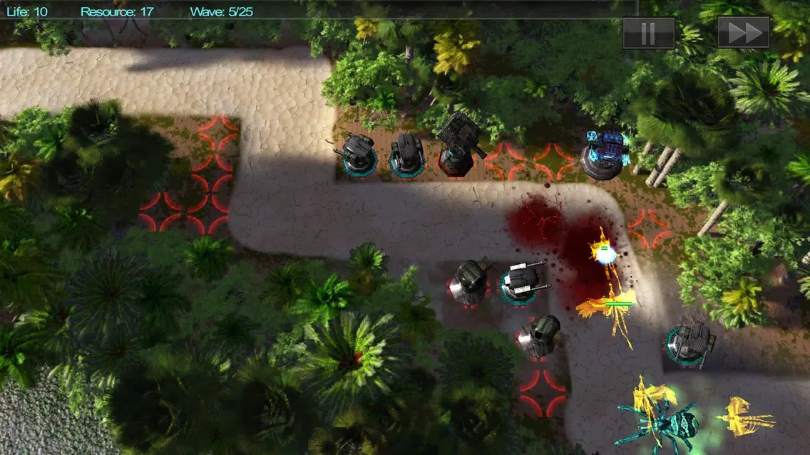 Tangkapan skrin Defend The Jungle