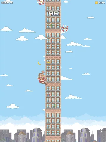 Super Kong Climb - Endless Pixel Arcade Climbing Game iPad  स्क्रीनशॉट