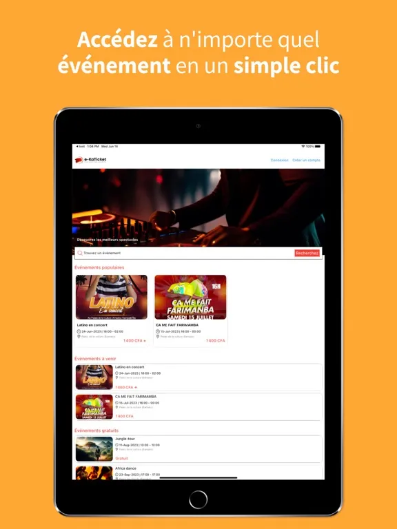 Zrzuty ekranu e-KaTicket iPad 