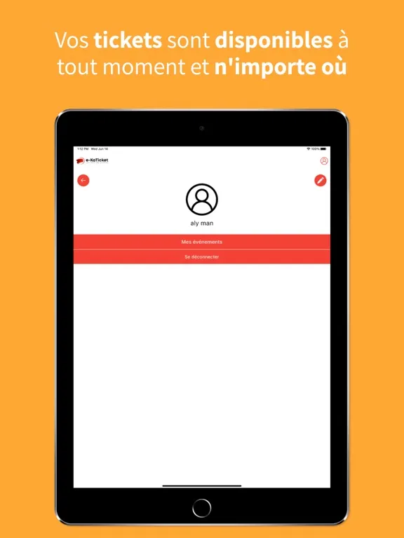 Zrzuty ekranu e-KaTicket iPad 