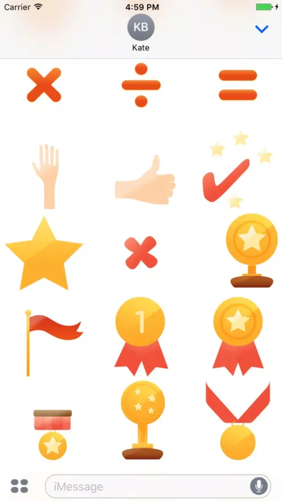 Capturas de pantalla de Math Fun Stickers