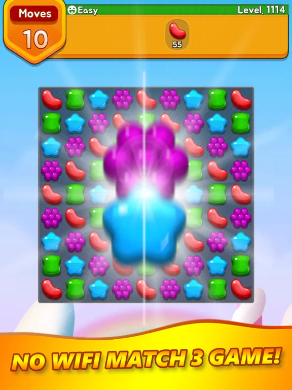 JellyMatch 3 : PuzzleMatch iPad  Ekran Görüntüleri