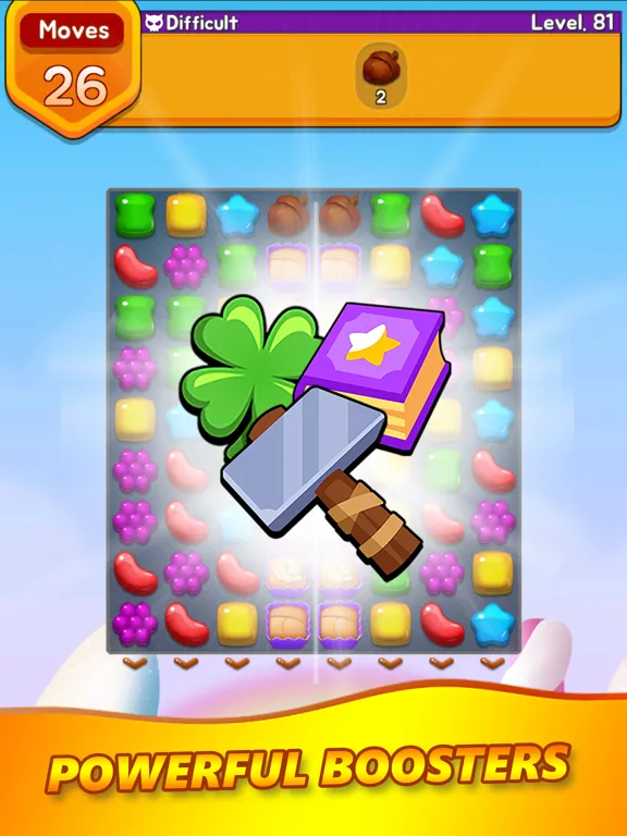 JellyMatch 3 : PuzzleMatch iPad  Ekran Görüntüleri