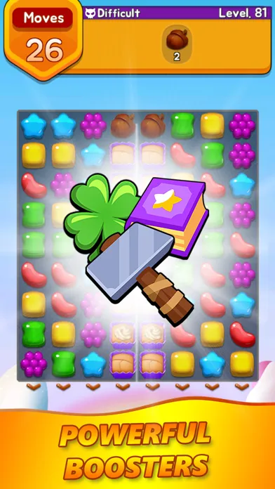 JellyMatch 3 : PuzzleMatch Ekran Görüntüleri