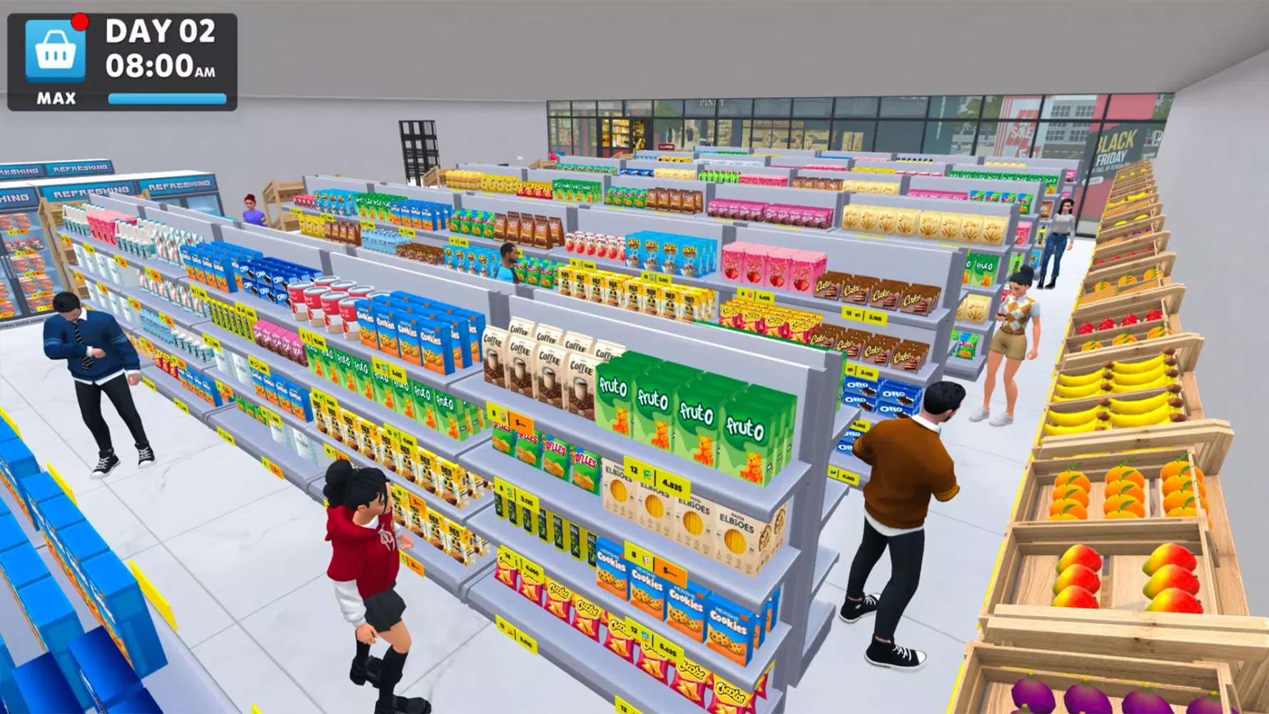 Capturas de tela do My Supermarket Journey