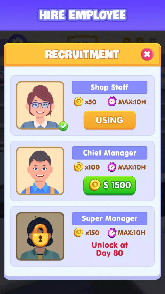 Captures d'écran de Supermarket Master Simulator