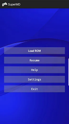 Zrzuty ekranu SuperMD (All in One Emulator)