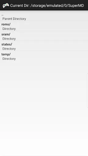Zrzuty ekranu SuperMD (All in One Emulator)