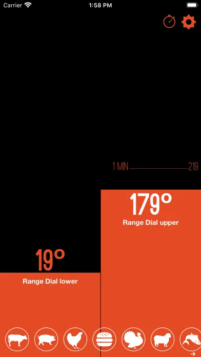 Range cooking thermometer سکرین شاٹس