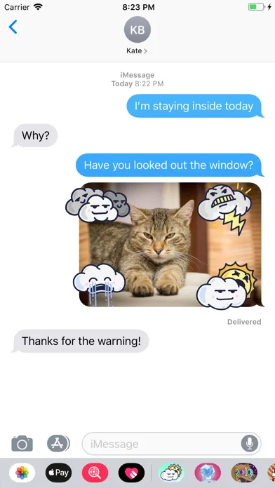 Ảnh chụp màn hình của Weird Weather