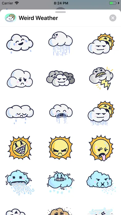 Ảnh chụp màn hình của Weird Weather