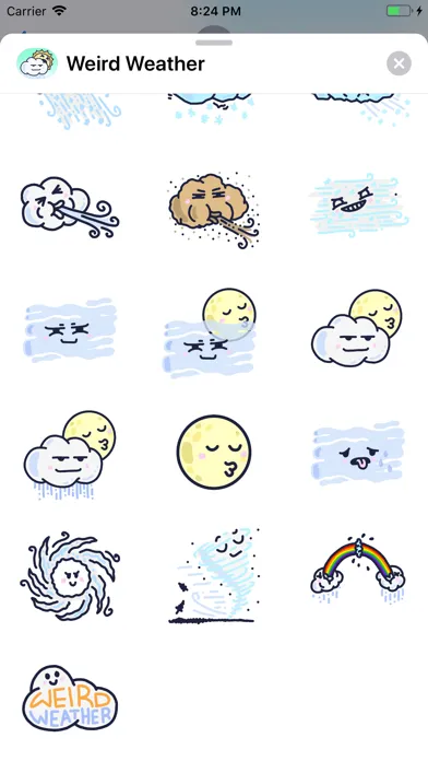 Ảnh chụp màn hình của Weird Weather