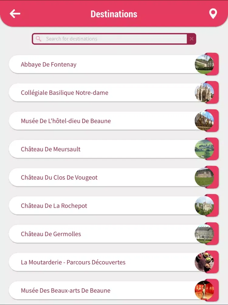 Beaune Travel Guide iPad  Screenshots