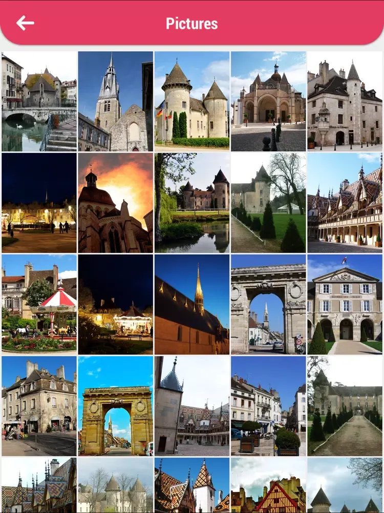 Beaune Travel Guide iPad  Screenshots