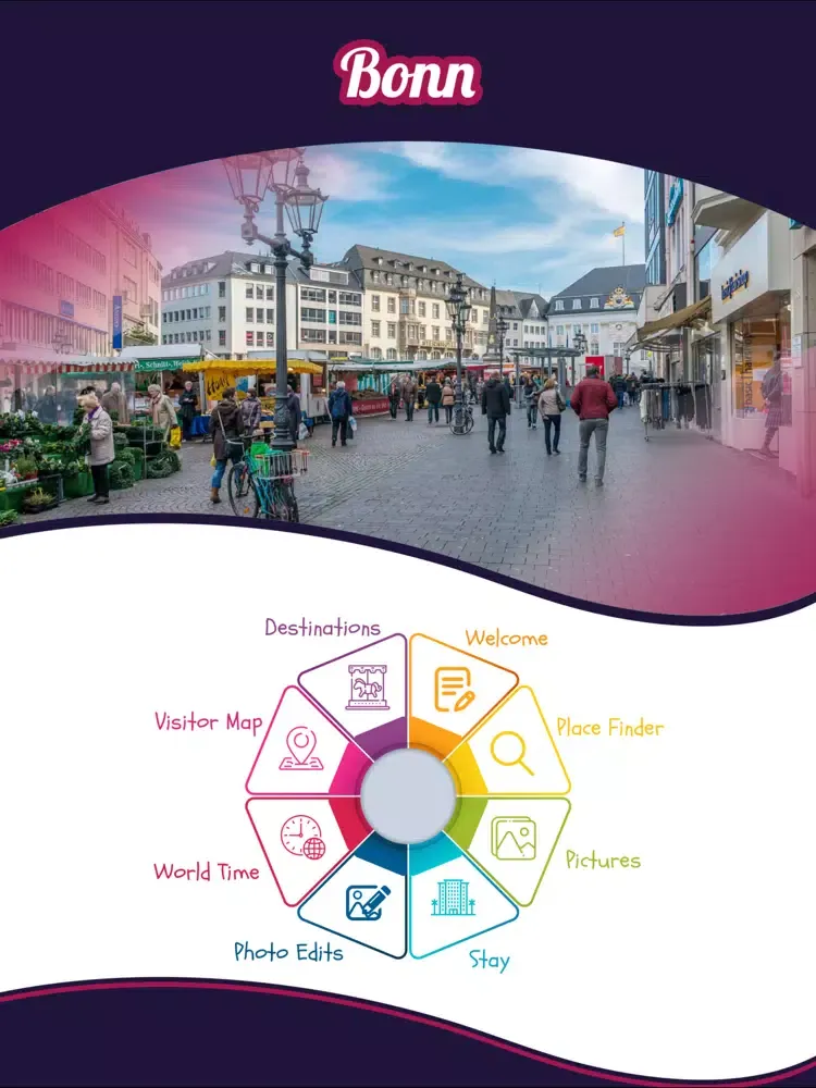 Скриншоты Bonn Travel Guide iPad 