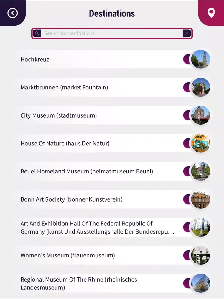 Скриншоты Bonn Travel Guide iPad 
