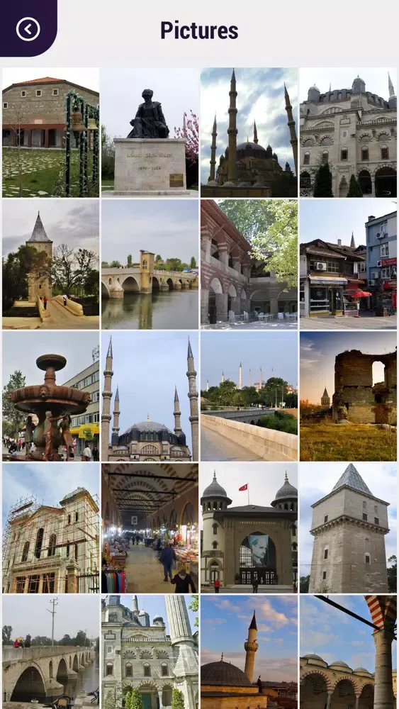 Captures d'écran de Edirne City Guide