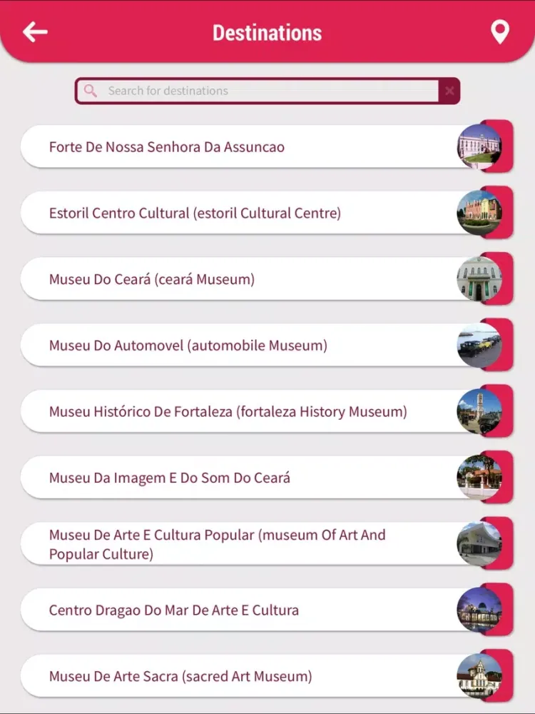 Скриншоты Fortaleza Tourism Guide iPad 