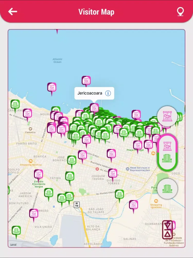 Скриншоты Fortaleza Tourism Guide iPad 