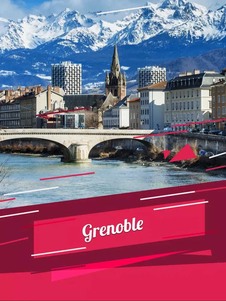 Tangkapan skrin Grenoble Tourism Guide iPad 