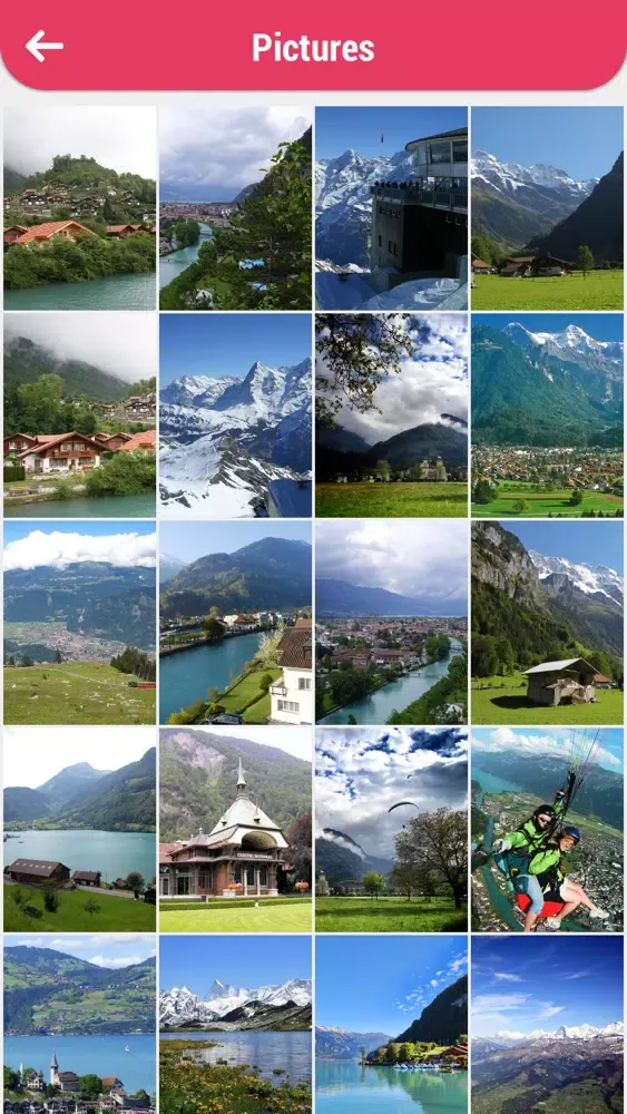 Capturas de tela do Interlaken Tourism