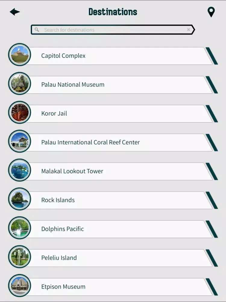 Palau Island Tourism iPad 应用截图