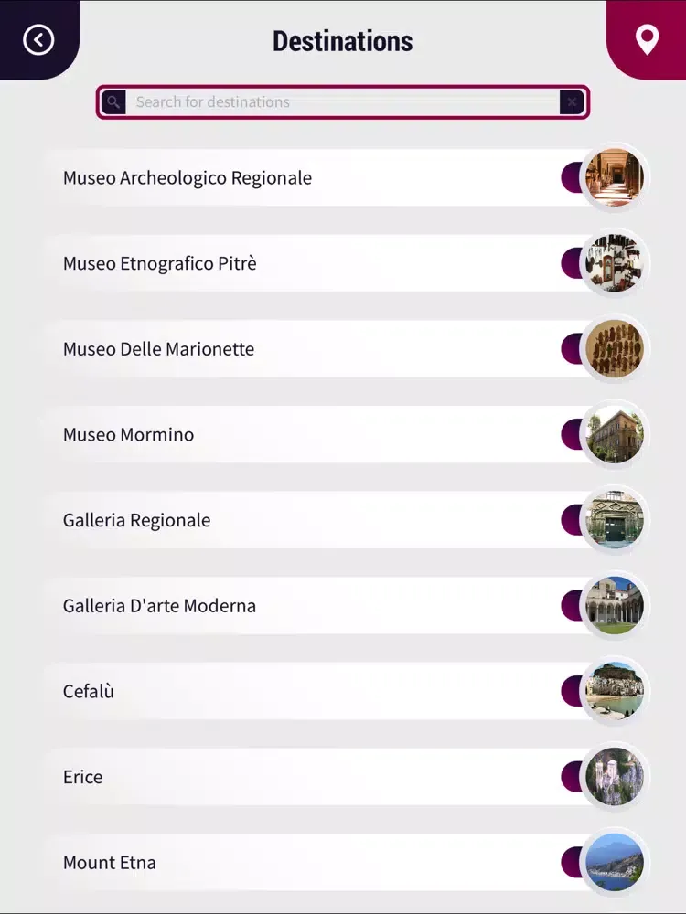Palermo City Guide iPad  سکرین شاٹس