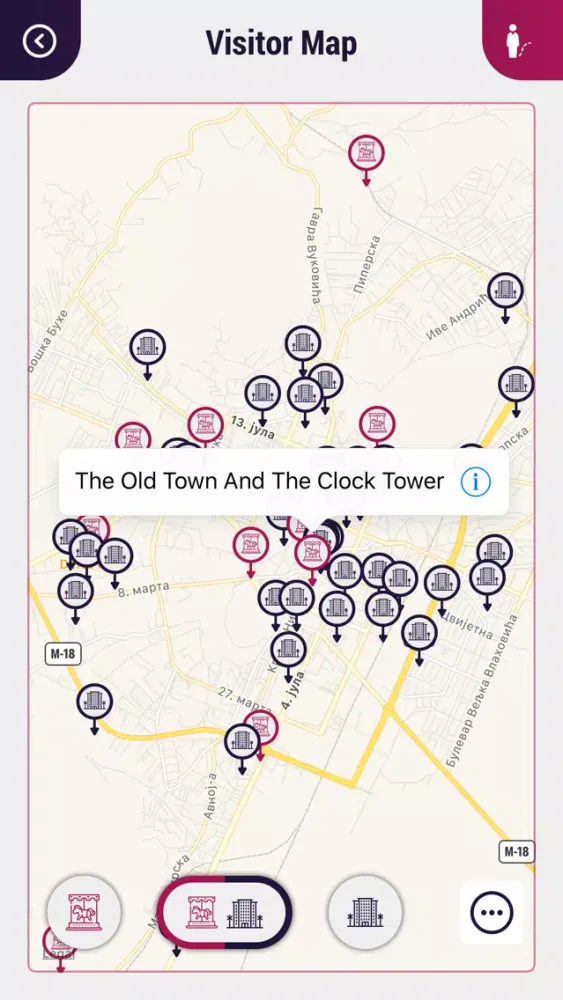Tangkapan skrin Podgorica City Guide