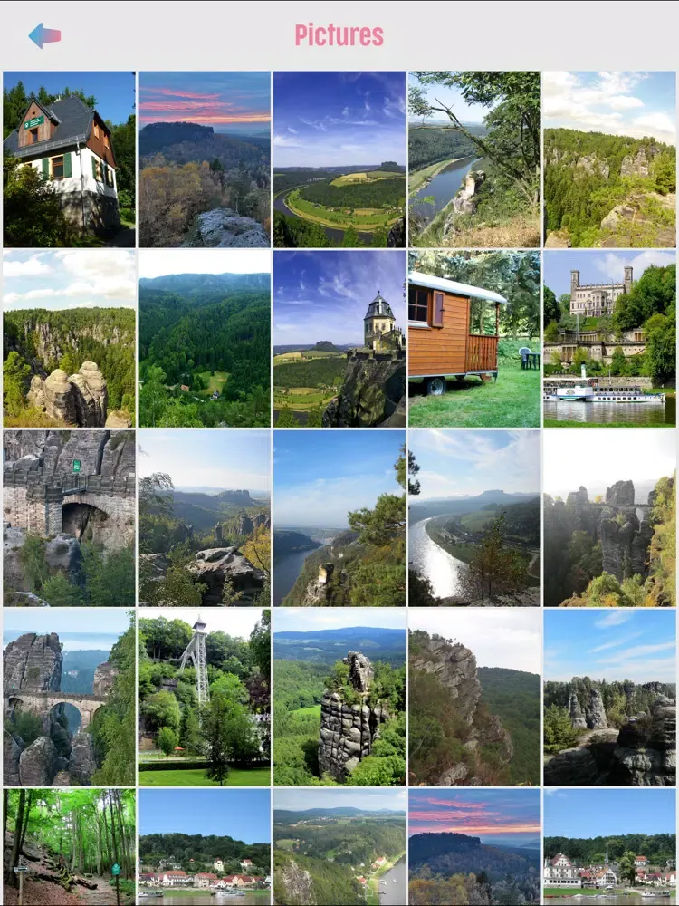Captures d'écran de Saxon Switzerland Park iPad 