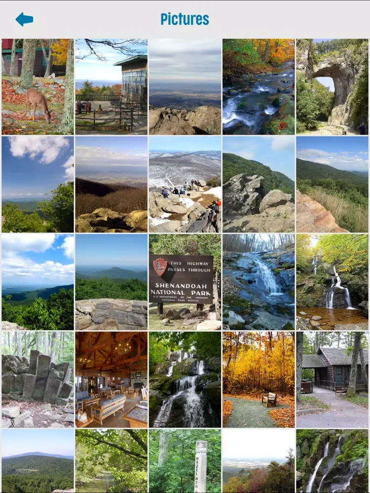 Shenandoah National Park iPad 应用截图