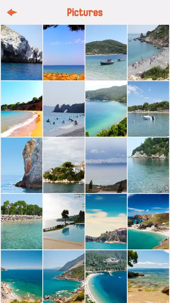 Captures d'écran de Skiathos Island Travel Guide