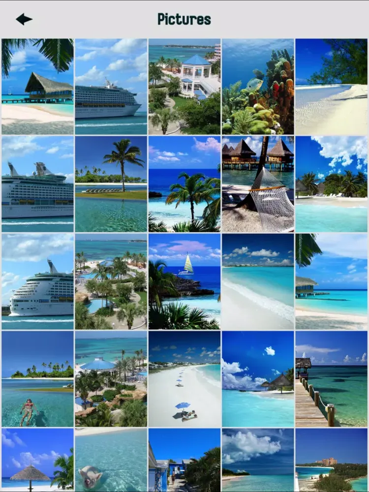 Capturas de tela do The Bahamas Tourism iPad 
