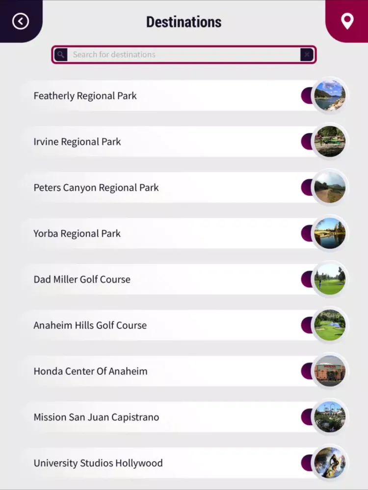 Zrzuty ekranu Anaheim Travel Guide iPad 