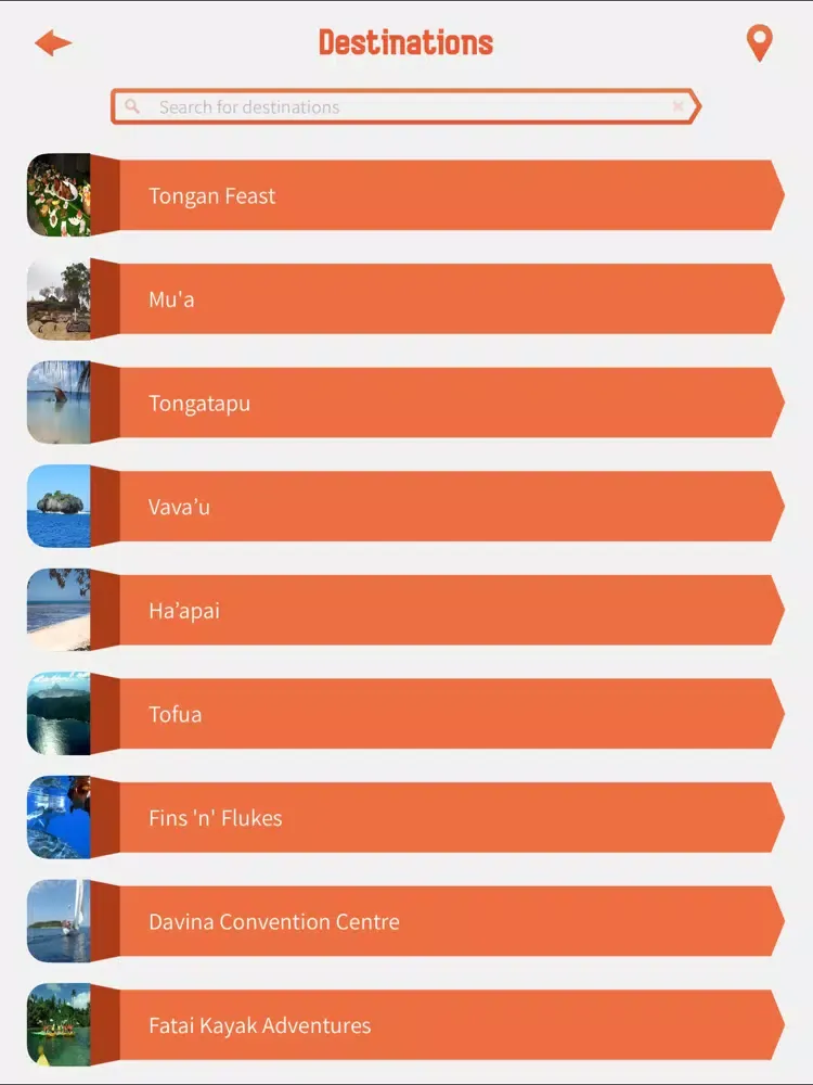 Tonga Islands Tourism iPad  スクリーンショット
