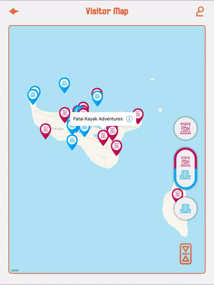 Tonga Islands Tourism iPad  スクリーンショット