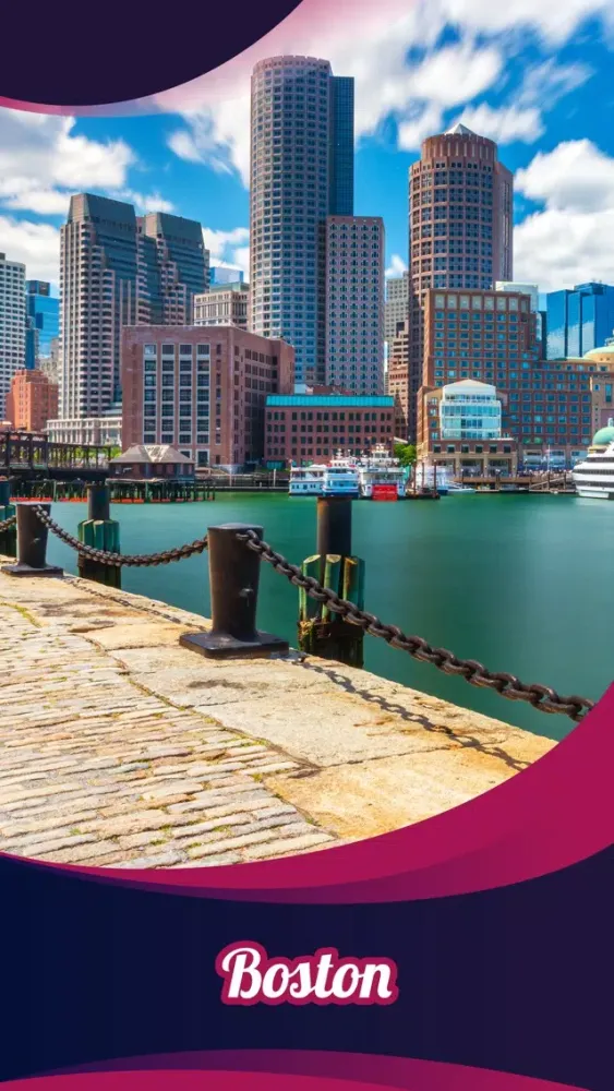 Capturas de tela do Visit Boston