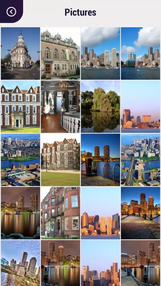 Capturas de tela do Visit Boston