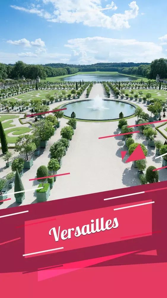 Capturas de tela do Versailles City Guide