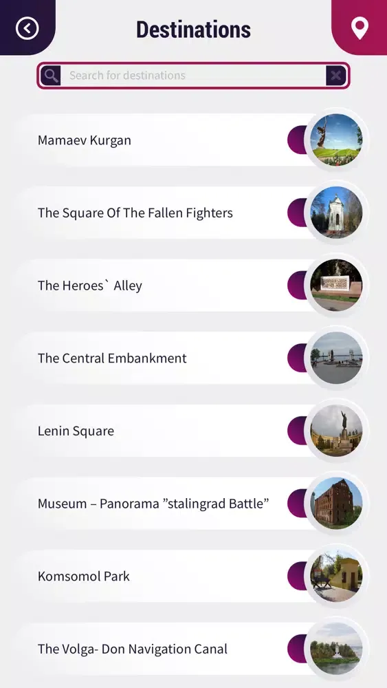 Screenshot di Volgograd City Guide
