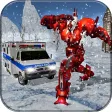 Ambulance Robot Transform 3D