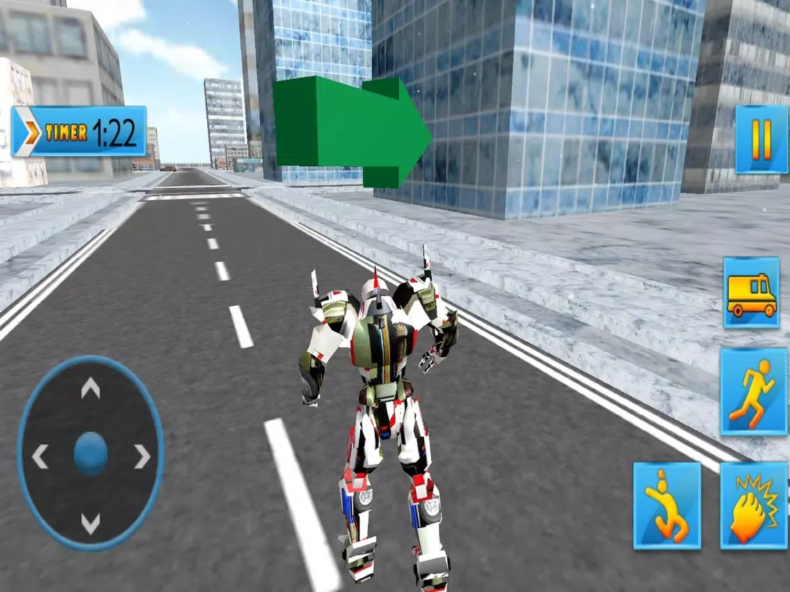 Ambulance Robot Transform 3D iPad Screenshots