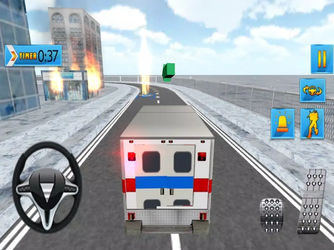 Ambulance Robot Transform 3D iPad Screenshots