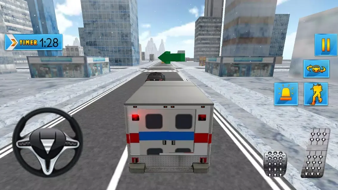 Ambulance Robot Transform 3D Screenshots