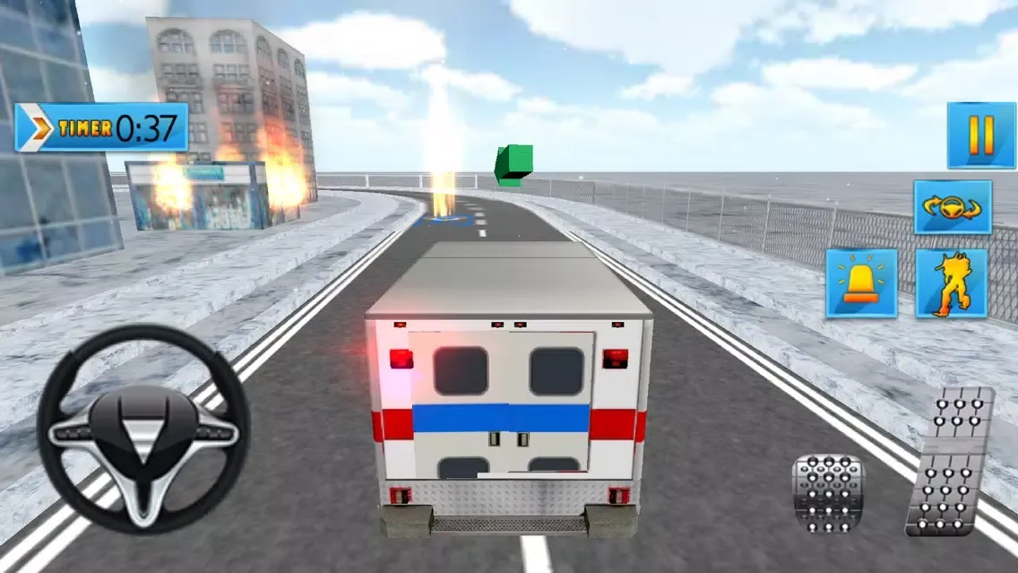 Ambulance Robot Transform 3D Screenshots